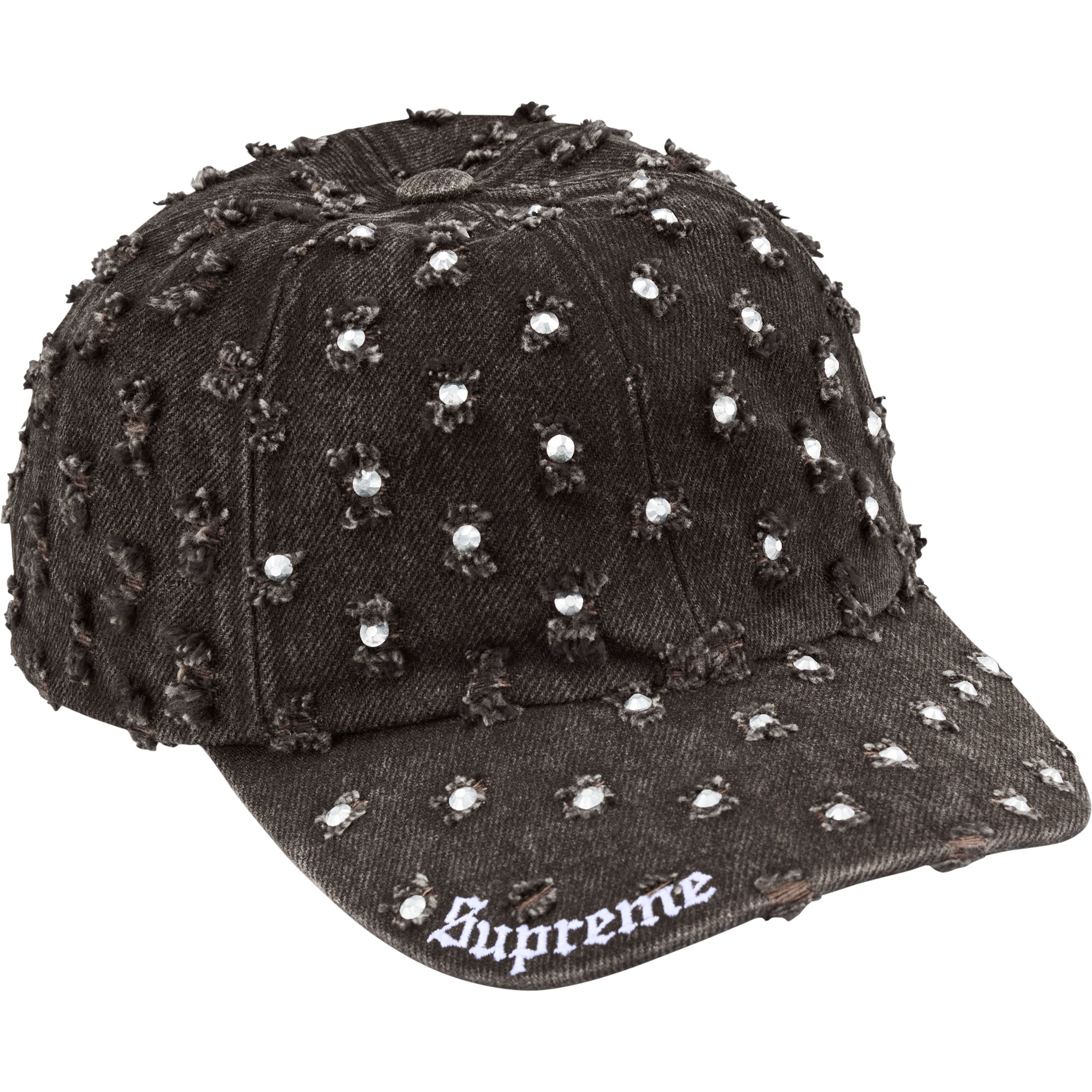 Hole Punch Rhinestone Denim 6-Panel view 9